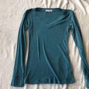 Blue v neck